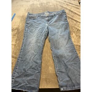 Lane Bryant Signature Fit Mid Rise boot‎ Blue Jeans Size 26
